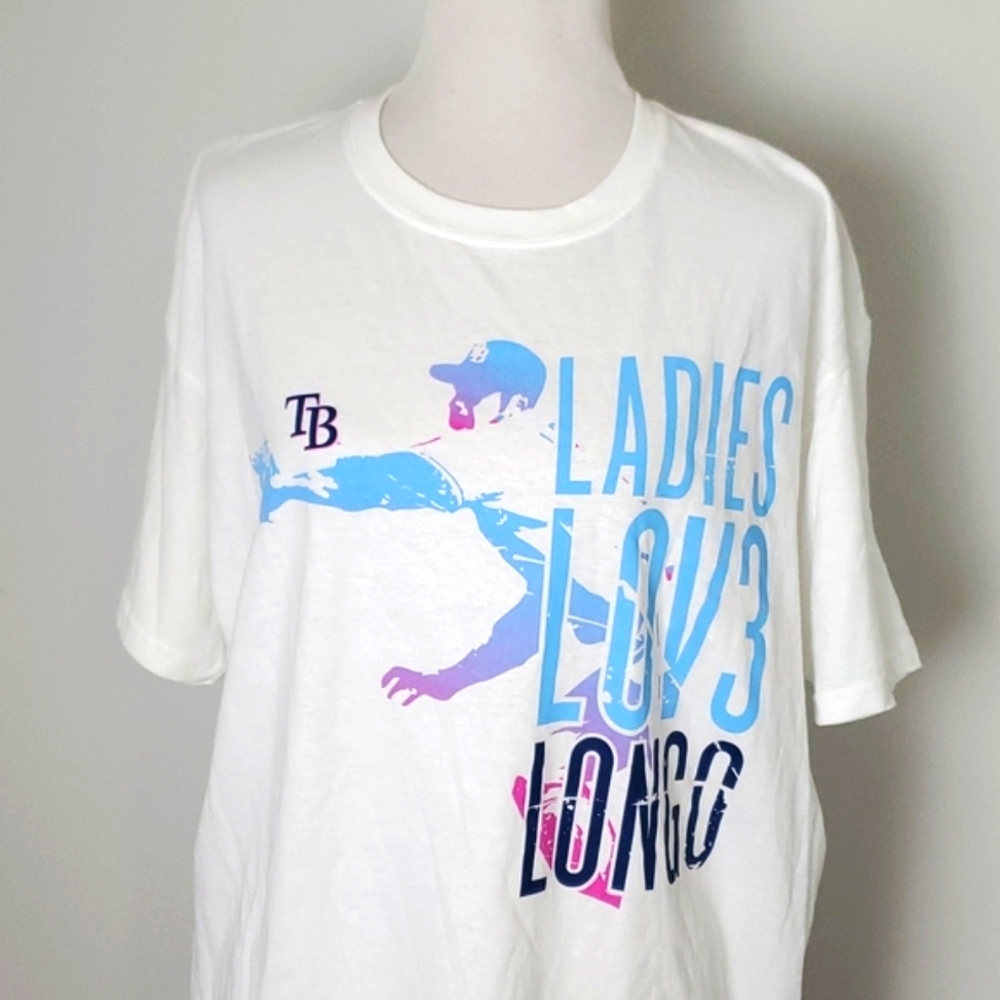 Tampa Bay Rays ladies love longo tee shirt